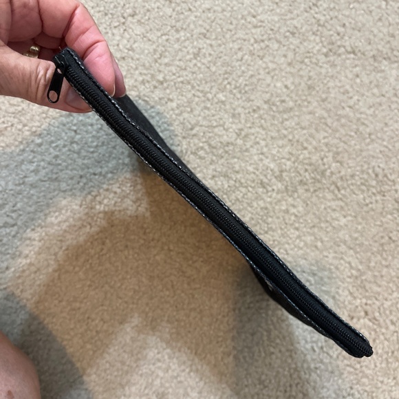 Volleyball Zippered Pouch Black 8x6 – Living That Volleyball Life - Picture 3 of 7